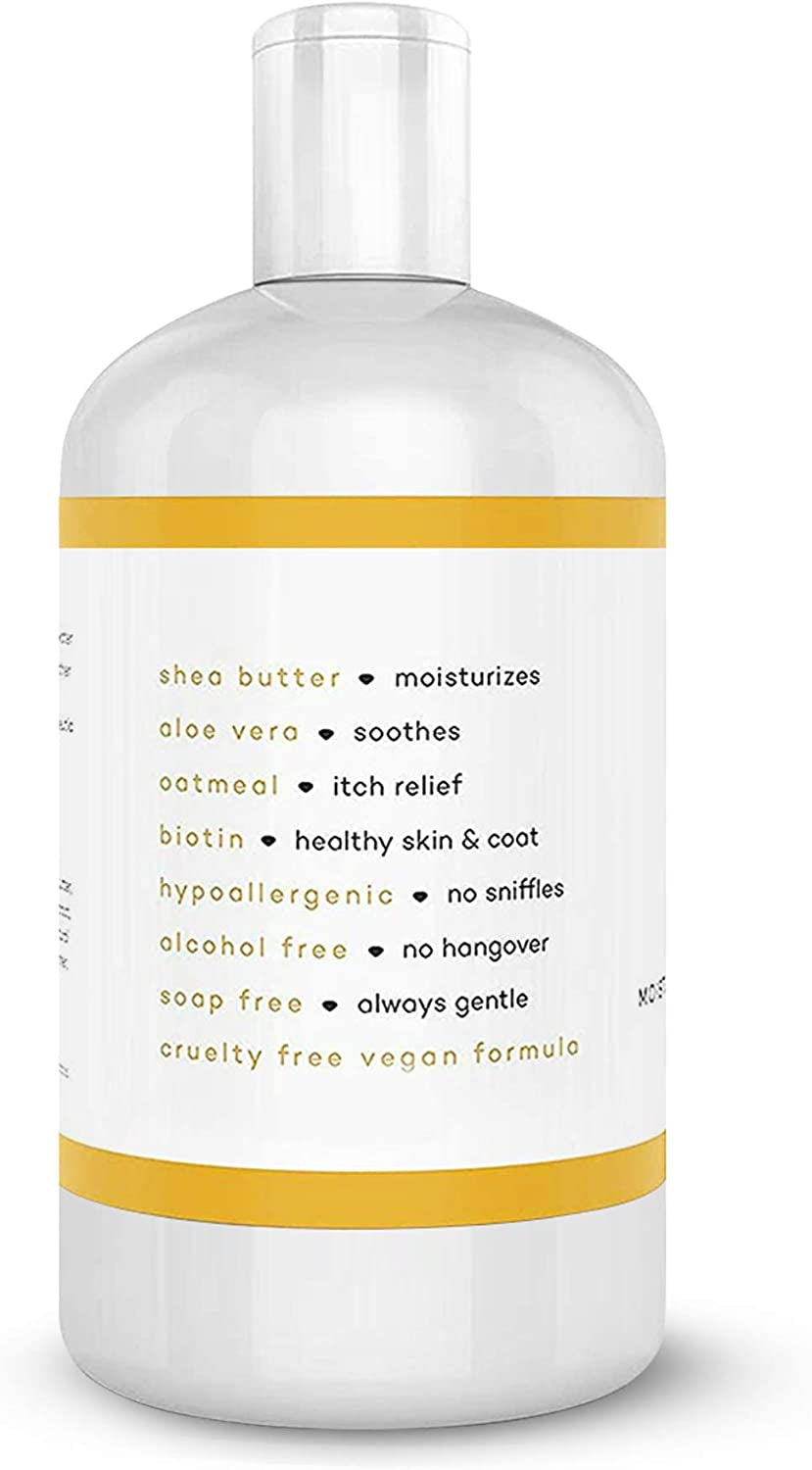Buddy's Best Oatmeal Dog Shampoo and Conditioner for Sensitive Skin - Moisturizing Formula with Citrus Fresh Scent, 16 oz